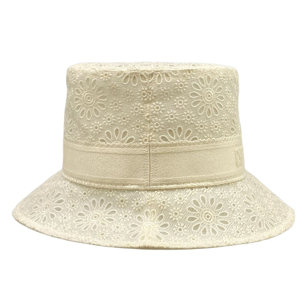 Dior Hat 57 D-bobby Bob Hat D-lace Ivory Lace Cotton — view 2