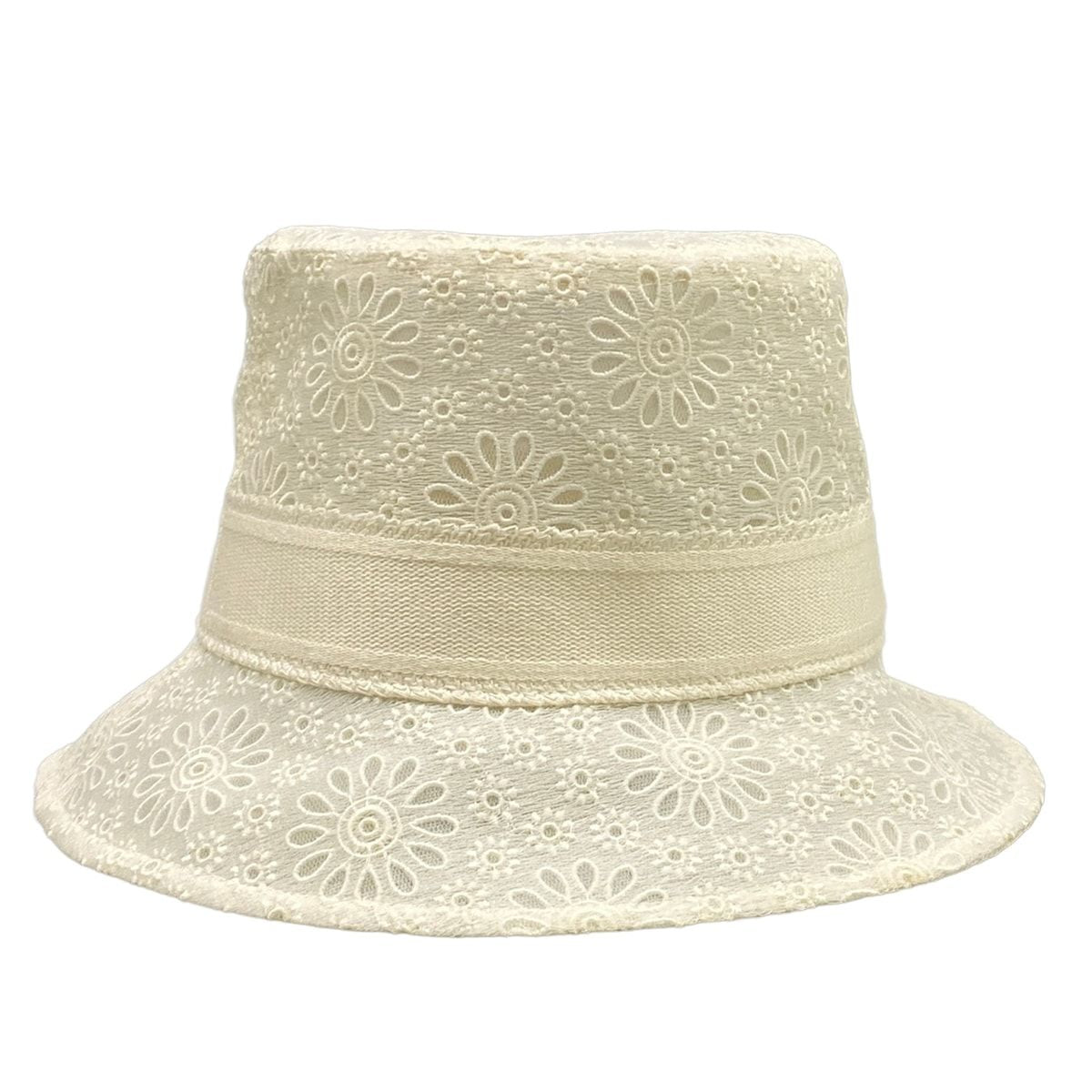 Dior Hat 57 D-bobby Bob Hat D-lace Ivory Lace Cotton — view 3