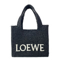 Loewe Tote Font Mini Black White