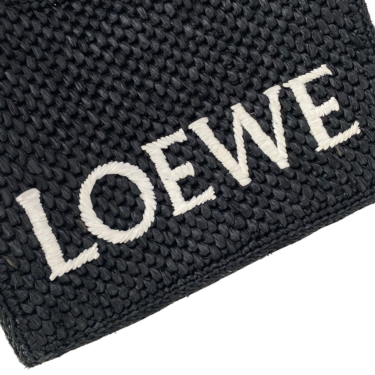 Loewe Tote Font Mini Black White — view 9