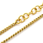 Chanel Necklace CC Logo Gold Clear — view 6