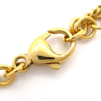 Chanel Necklace CC Logo Gold Clear — view 4