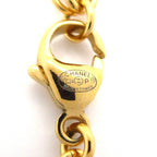 Chanel Necklace CC Logo Gold Clear — view 5