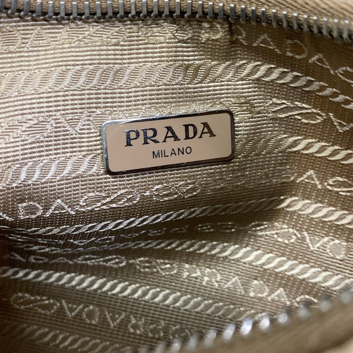 Prada Handbag Beige Re Edition Leather — view 8