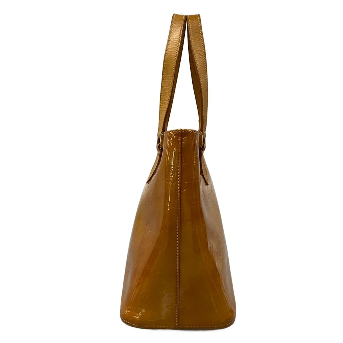 Louis Vuitton Tote Monogram Vernis Houston Soft Beige Leather — view 4