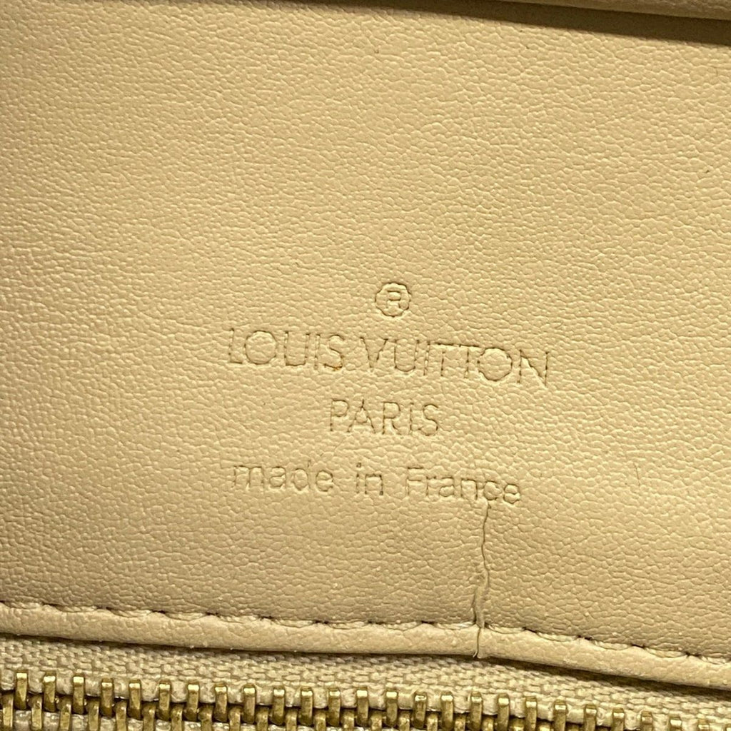 Louis Vuitton Tote Monogram Vernis Houston Soft Beige Leather — view 9