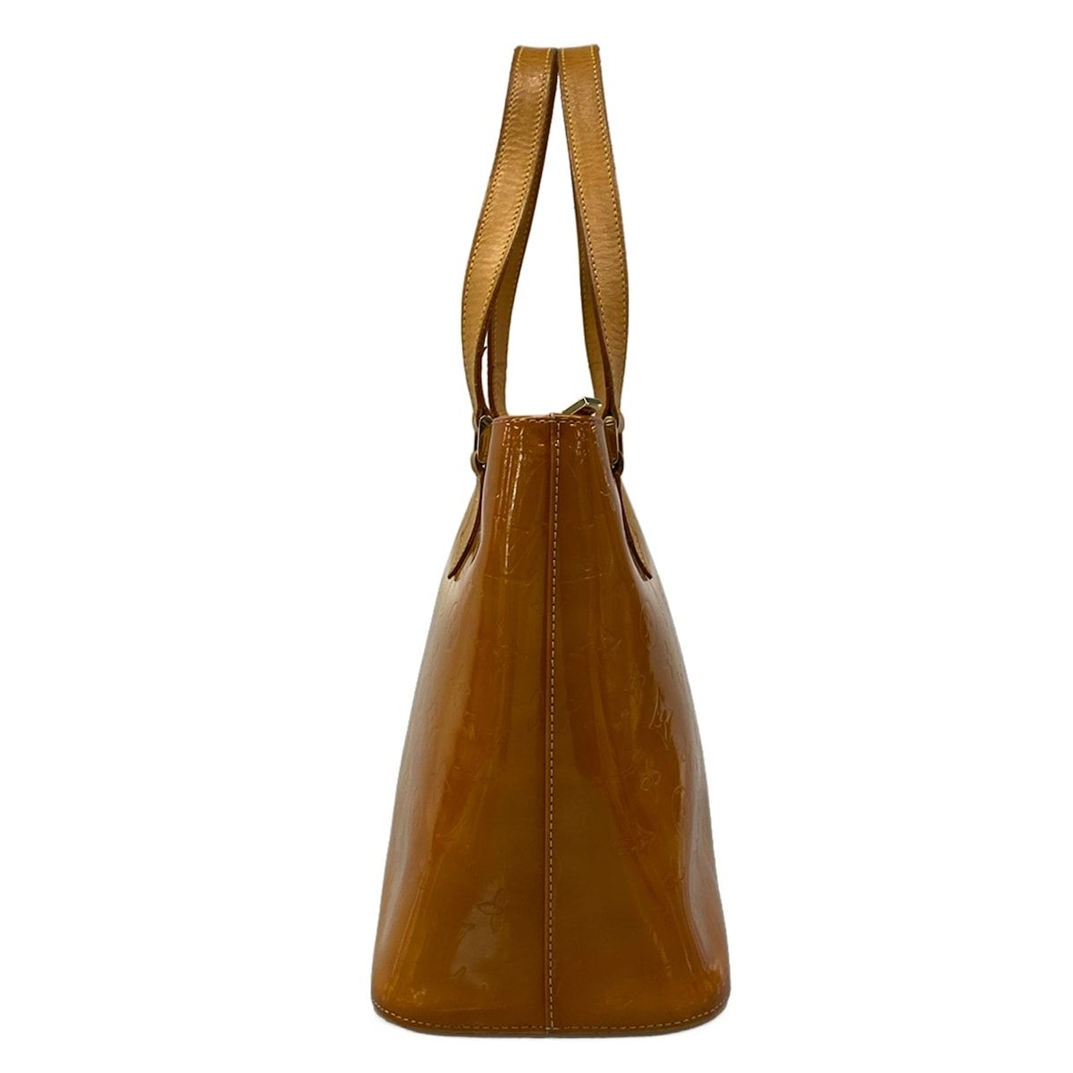 Louis Vuitton Tote Monogram Vernis Houston Soft Beige Leather — view 2