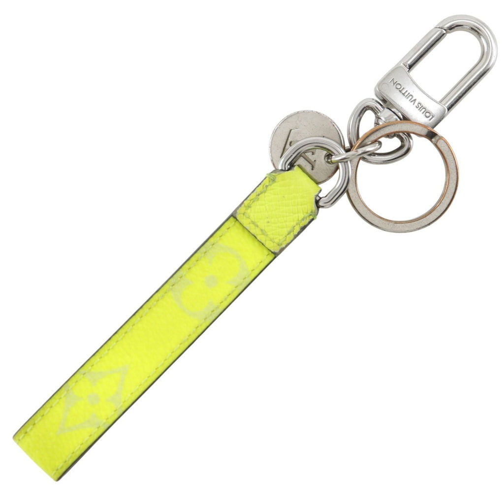 Louis Vuitton Key Holder Slim Dragonne Taigarama Monogram Canvas Taiga Yellow — view 2