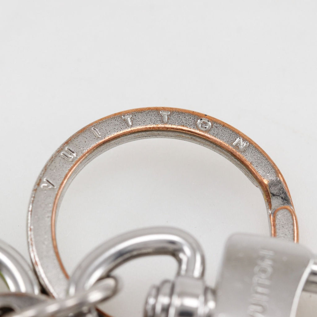Louis Vuitton Key Holder Slim Dragonne Taigarama Monogram Canvas Taiga Yellow — view 7