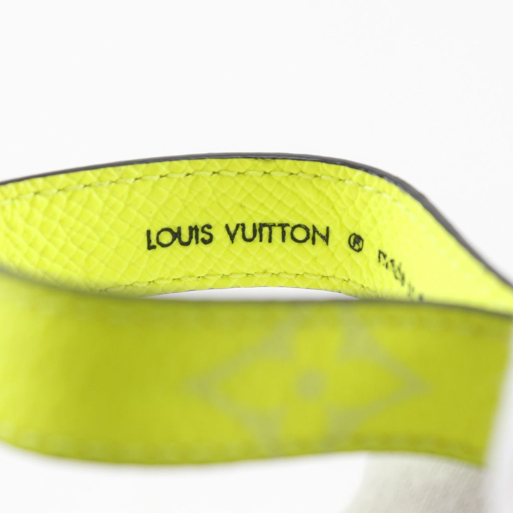 Louis Vuitton Key Holder Slim Dragonne Taigarama Monogram Canvas Taiga Yellow — view 9
