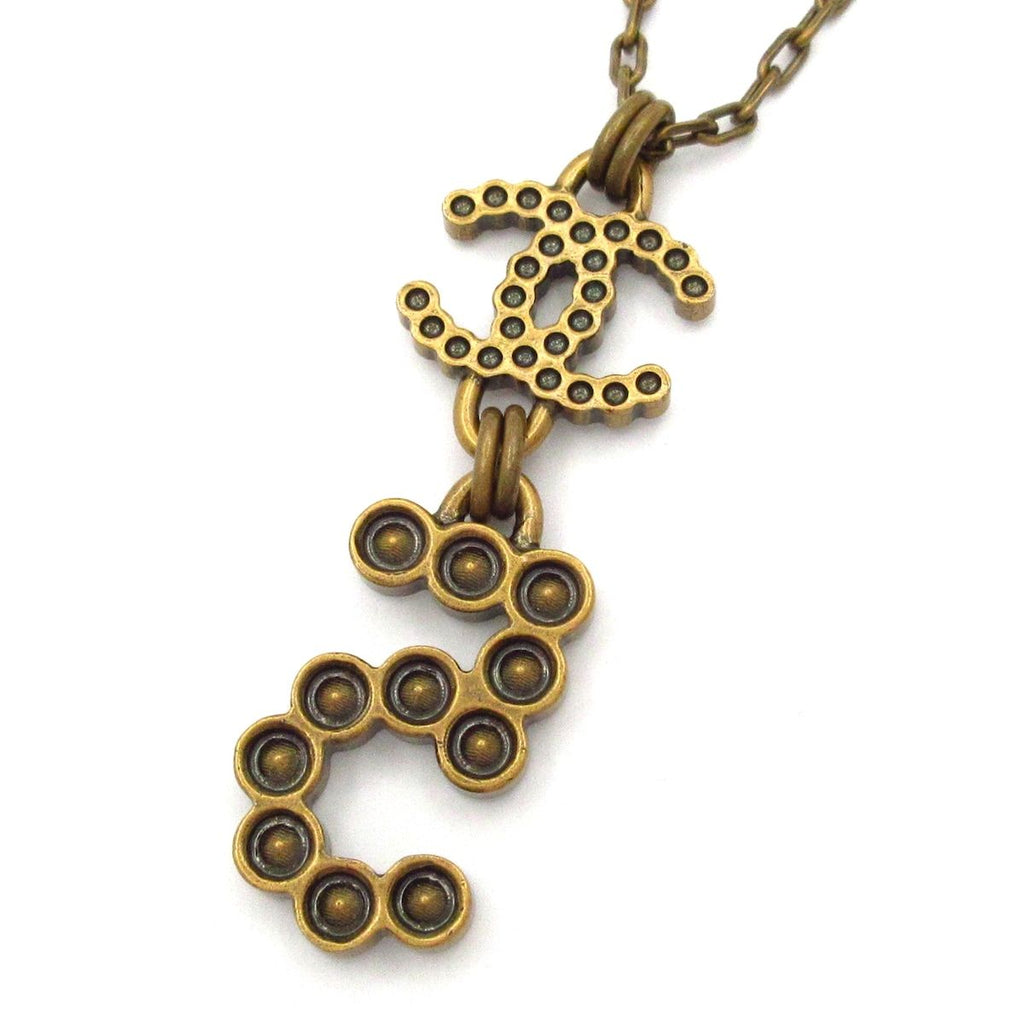 Chanel Necklace Gold Clear — view 3