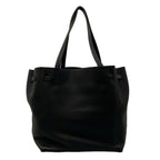 Celine Tote Cabas Phantom Small with Belt Black Leather — view 3