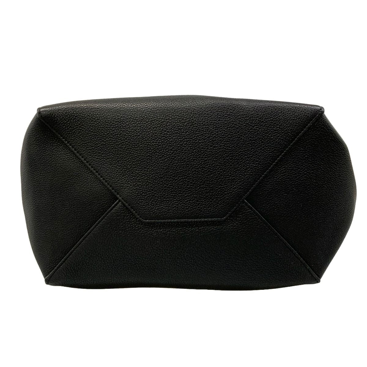 Celine Tote Cabas Phantom Small with Belt Black Leather — view 5