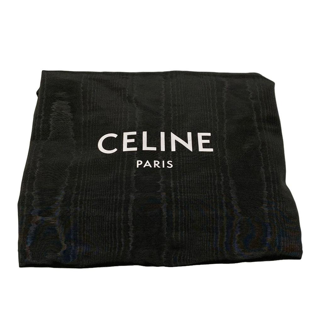 Celine Tote Cabas Phantom Small with Belt Black Leather — view 8