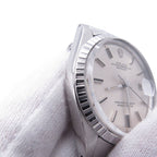 Rolex Datejust No 3 Watch Silver Dial Vintage — view 5