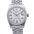 Rolex Datejust No 3 Watch Silver Dial Vintage
