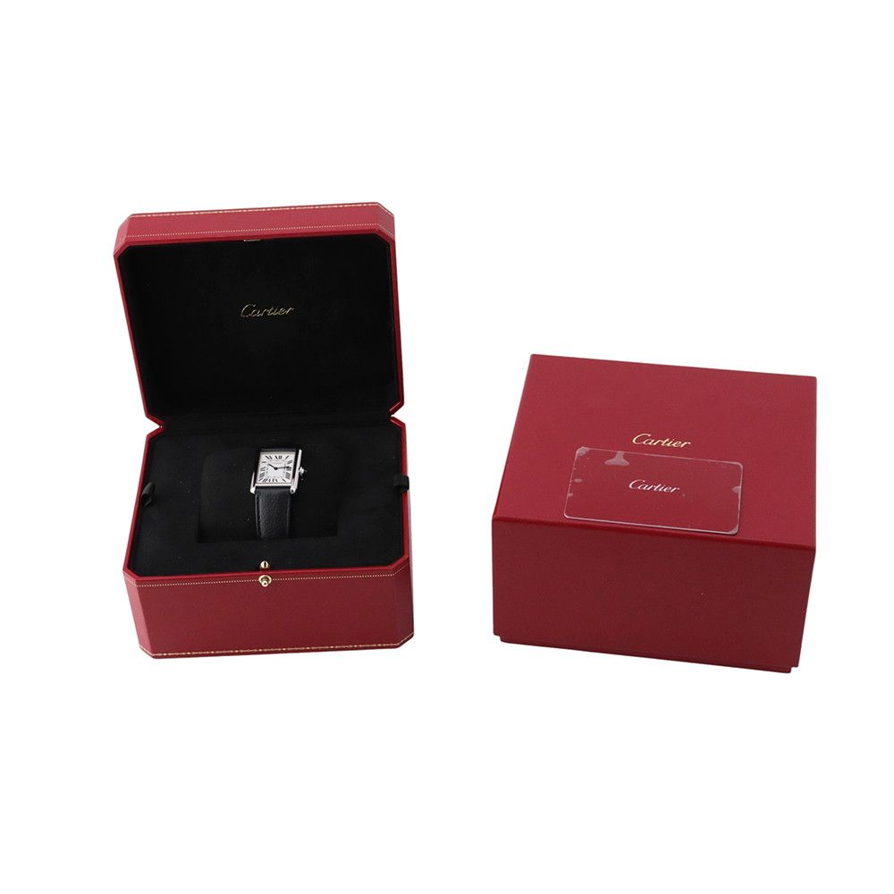 Cartier Tank Must de Cartier Watch LM Silver Dial — view 9