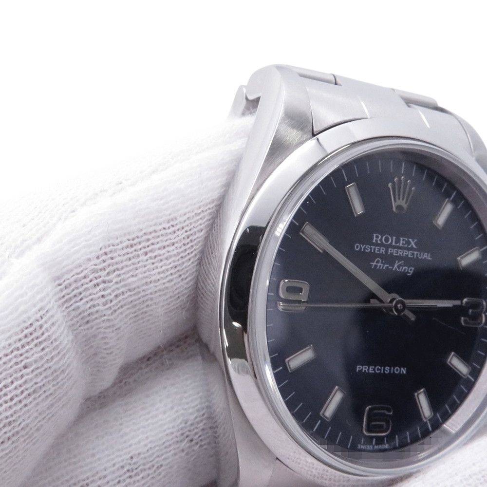 Rolex Air King No Watch Blue Dial — view 4