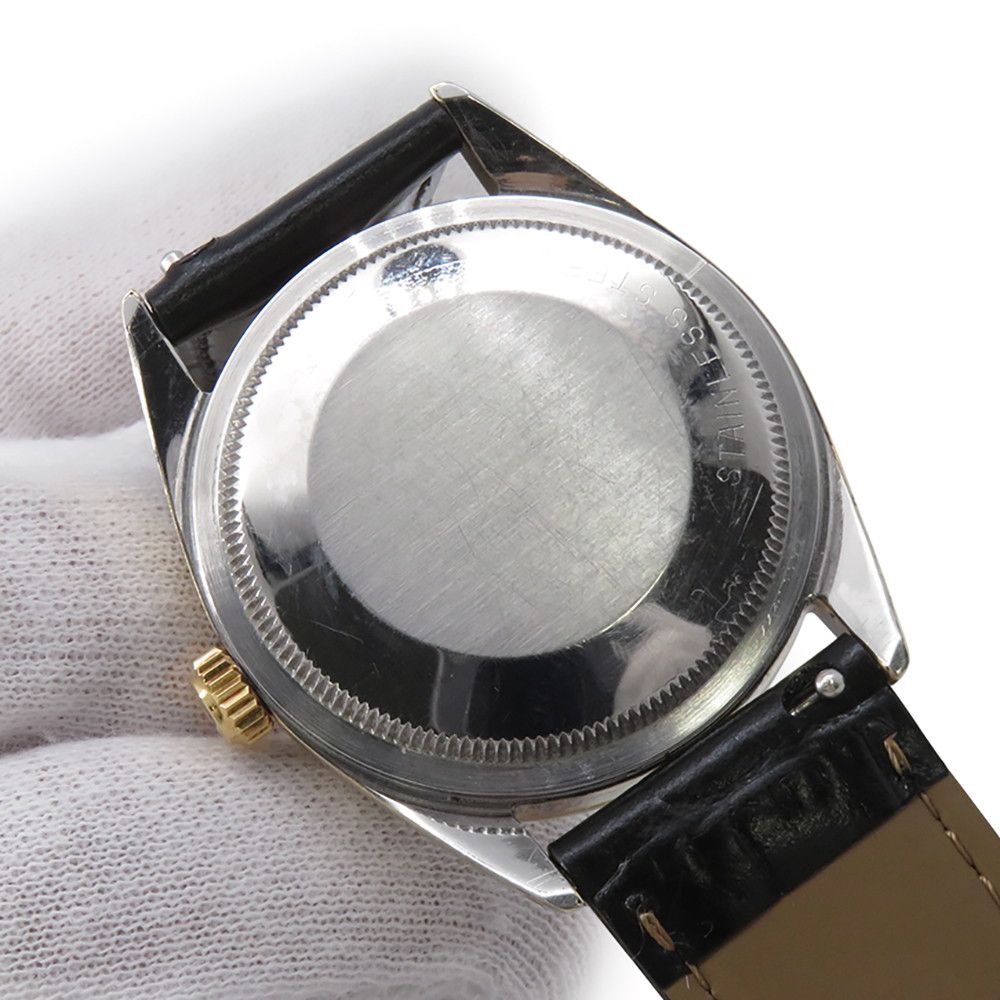 Rolex Oyster Perpetual Date No 29 Watch Champagne Dial Vintage — view 8