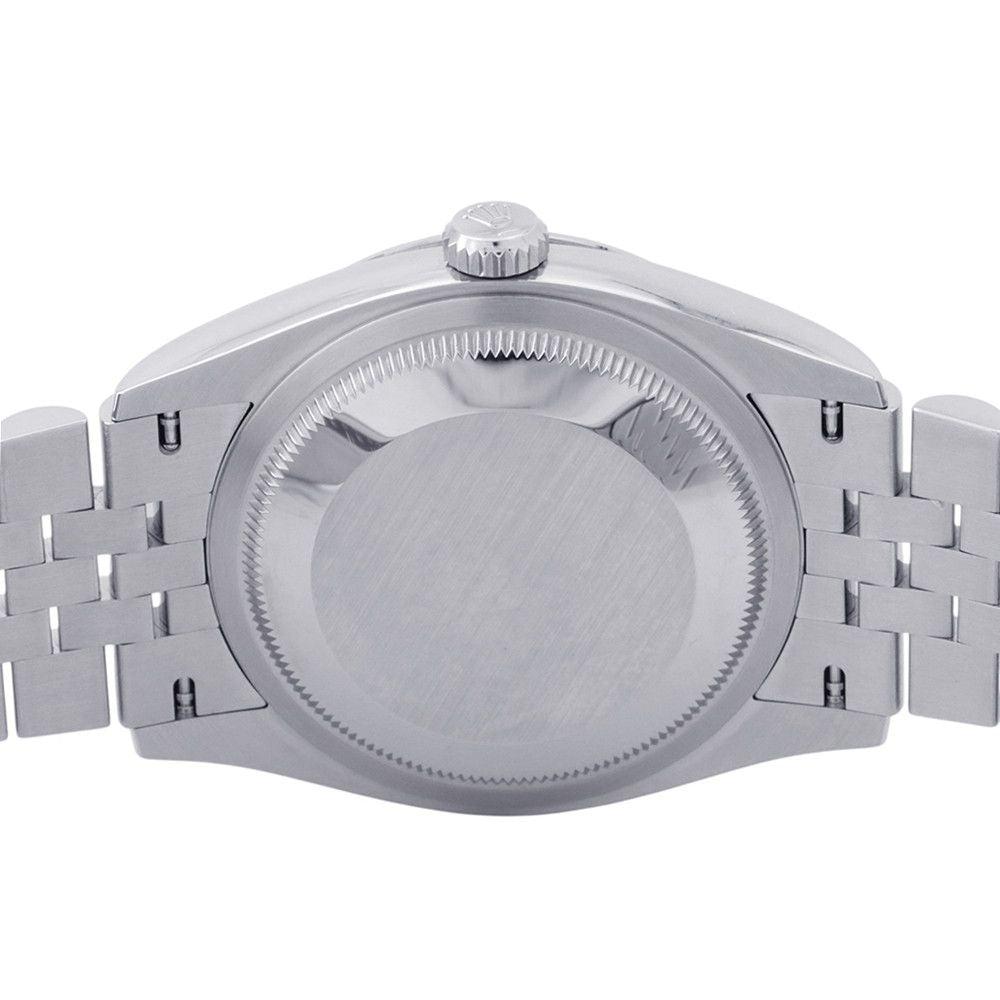 Rolex Datejust 36 SS 18k White Gold Roulette Watch Calf Dial Roman — view 3