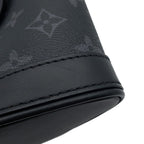 Louis Vuitton Shoulder Bag Monogram Eclipse Envelope Pouch Black — view 7