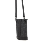 Louis Vuitton Shoulder Bag Monogram Eclipse Envelope Pouch Black — view 2