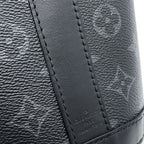 Louis Vuitton Shoulder Bag Monogram Eclipse Envelope Pouch Black — view 9
