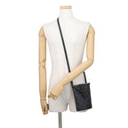 Louis Vuitton Shoulder Bag Monogram Eclipse Envelope Pouch Black — view 4