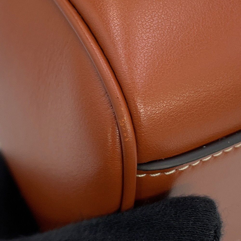 Celine Handbag Cuill Triomphe Small Boston Smooth Calf Leather 2-Way Brown — view 7