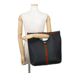 Gucci Tote Ophidia Micro Guccissima Giglio Large 2-Way Black — view 4