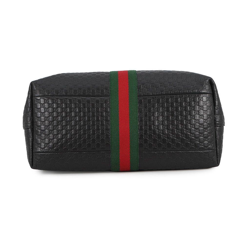Gucci Tote Ophidia Micro Guccissima Giglio Large 2-Way Black — view 3