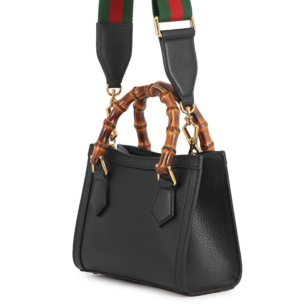 Gucci Handbag Diana Bamboo Small Leather 2-Way Black — view 2