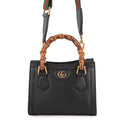 Gucci Handbag Diana Bamboo Small Leather 2-Way Black