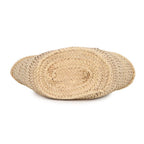 Loewe Tote Anagram Raffia Leather Basket — view 3