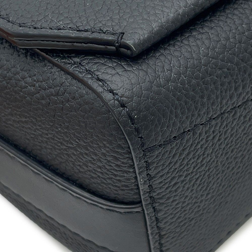 Louis Vuitton Shoulder Bag Gray Leather Takeoff Messenger Black — view 8