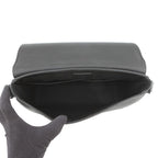 Louis Vuitton Shoulder Bag Gray Leather Takeoff Messenger Black — view 5