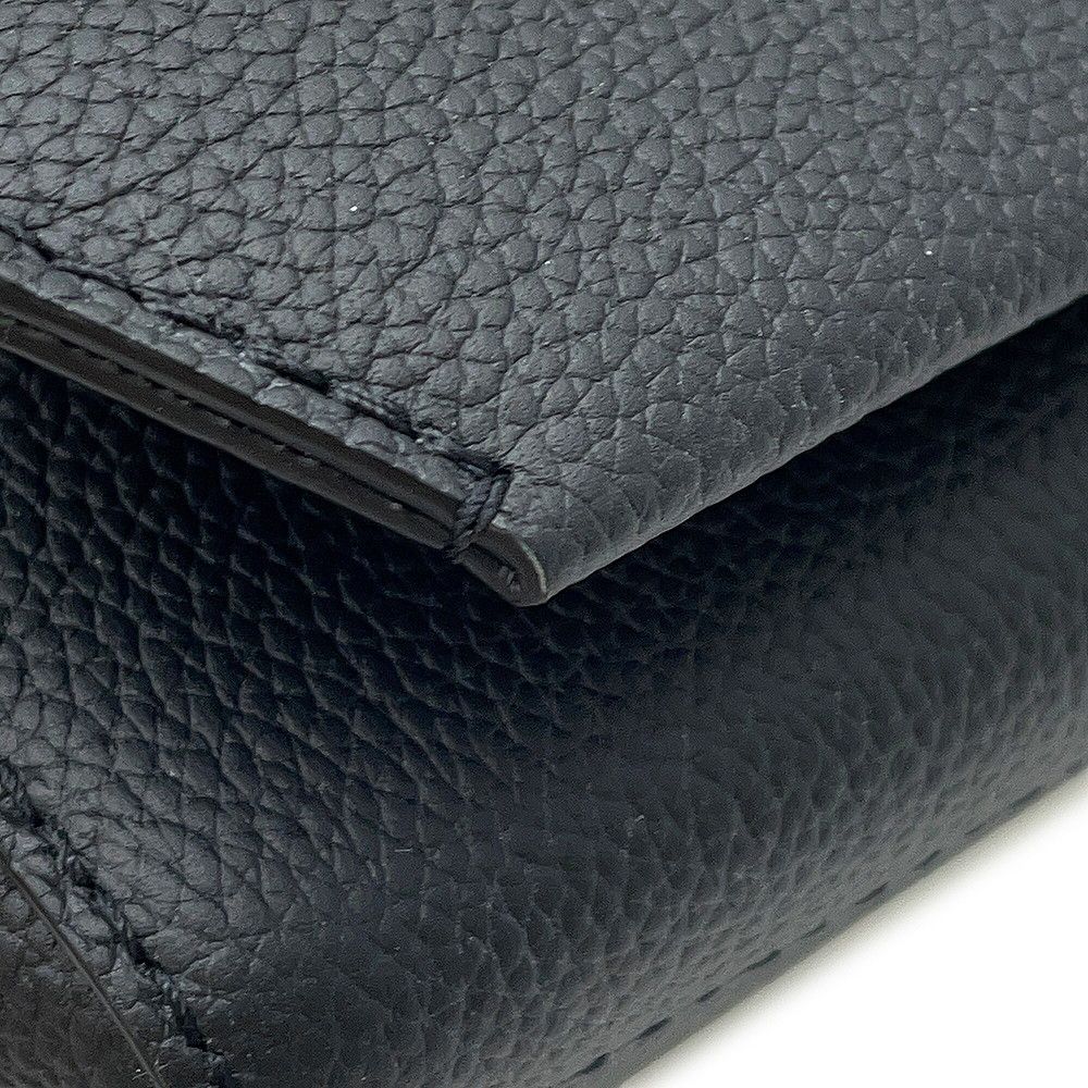 Louis Vuitton Shoulder Bag Gray Leather Takeoff Messenger Black — view 7