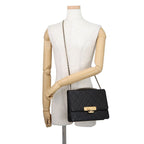 Chanel Chain Shoulder Bag Quilted CC Logo Coco Lock Double Black — view 5