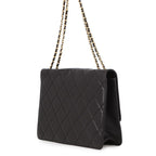 Chanel Chain Shoulder Bag Quilted CC Logo Coco Lock Double Black — view 2
