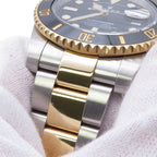Rolex Submariner Date SS 18k Yellow Gold Watch Black Dial — view 6