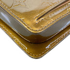Louis Vuitton Shoulder Bag Monogram Vernis Blanc Leather — view 6