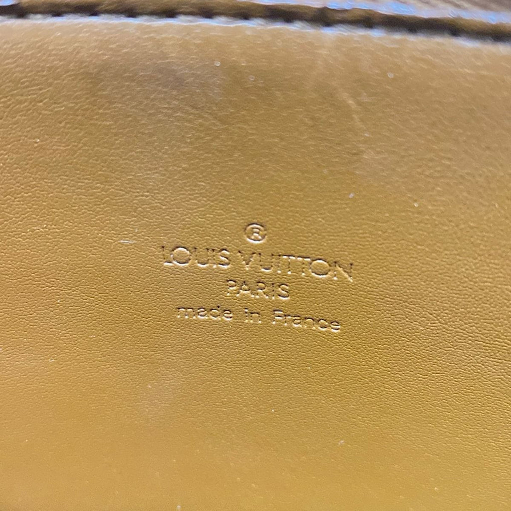 Louis Vuitton Shoulder Bag Monogram Vernis Blanc Leather — view 9