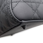 Dior Handbag Lady Ultra Matte Calfskin 2-Way Shoulder Black — view 7