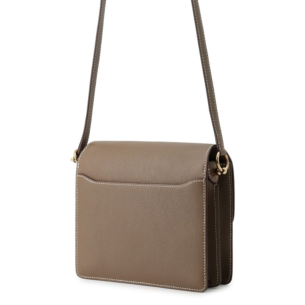 Hermes Sac Roulis Mini Etoupe Gold Shoulder — view 2