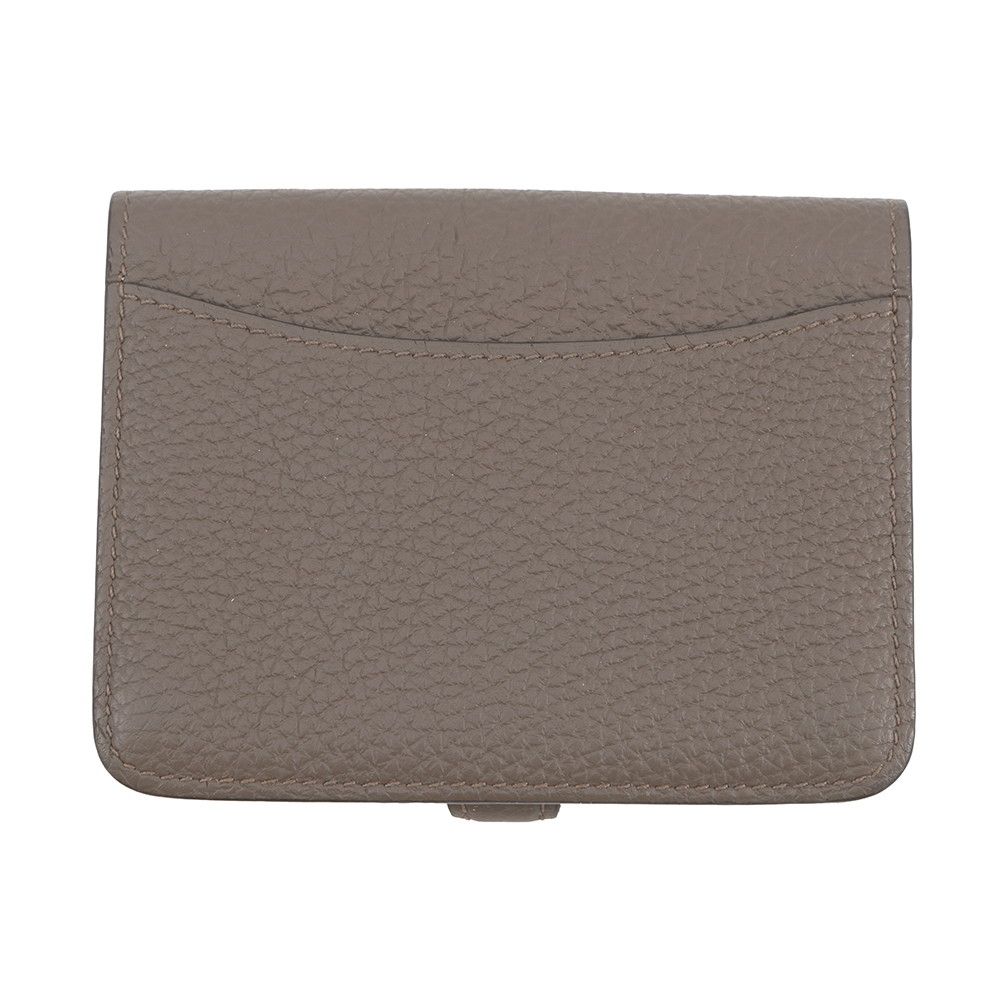 Hermes Coin Case Dogon Etain Silver Togo Wallet Purse — view 3