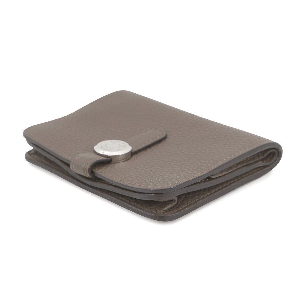 Hermes Coin Case Dogon Etain Silver Togo Wallet Purse — view 2