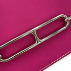 Hermes Sac Roulis 23 Rose Purple Silver Shoulder — view 6