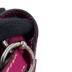 Hermes Sac Roulis 23 Rose Purple Silver Shoulder — view 9