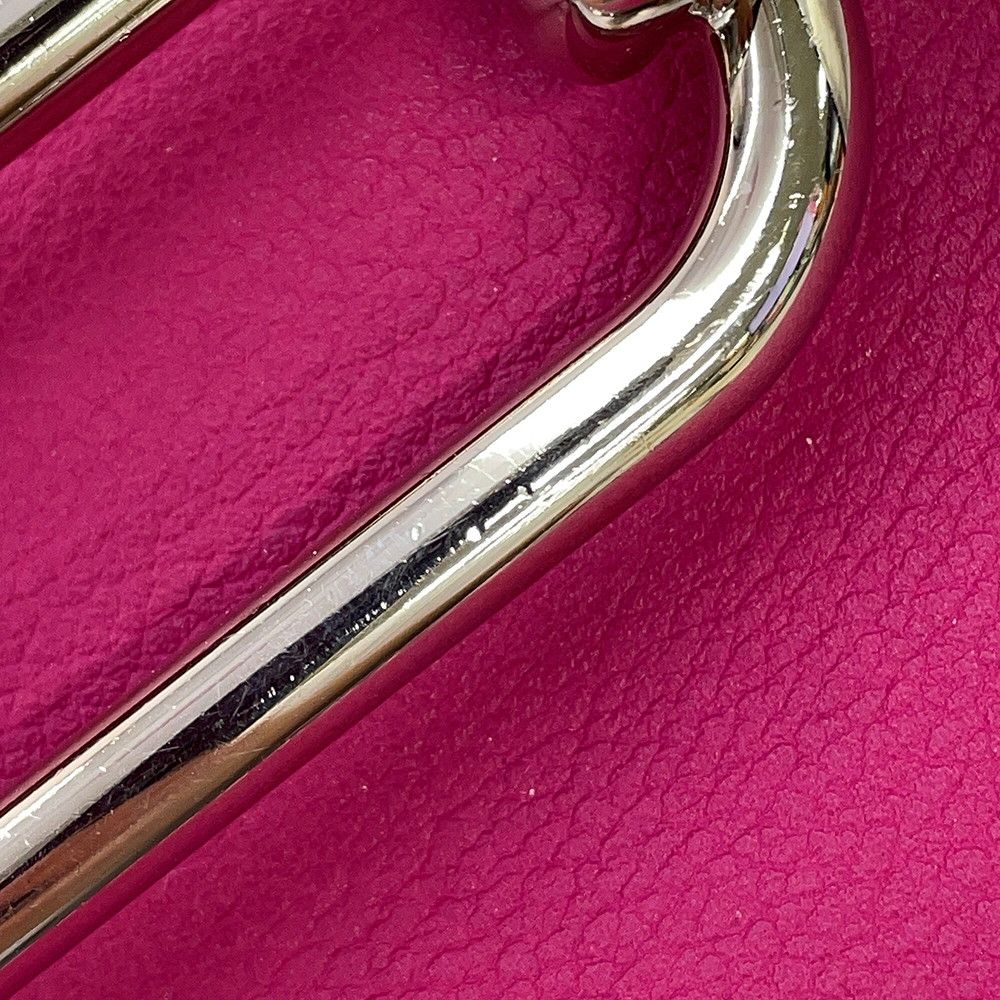 Hermes Sac Roulis 23 Rose Purple Silver Shoulder — view 7