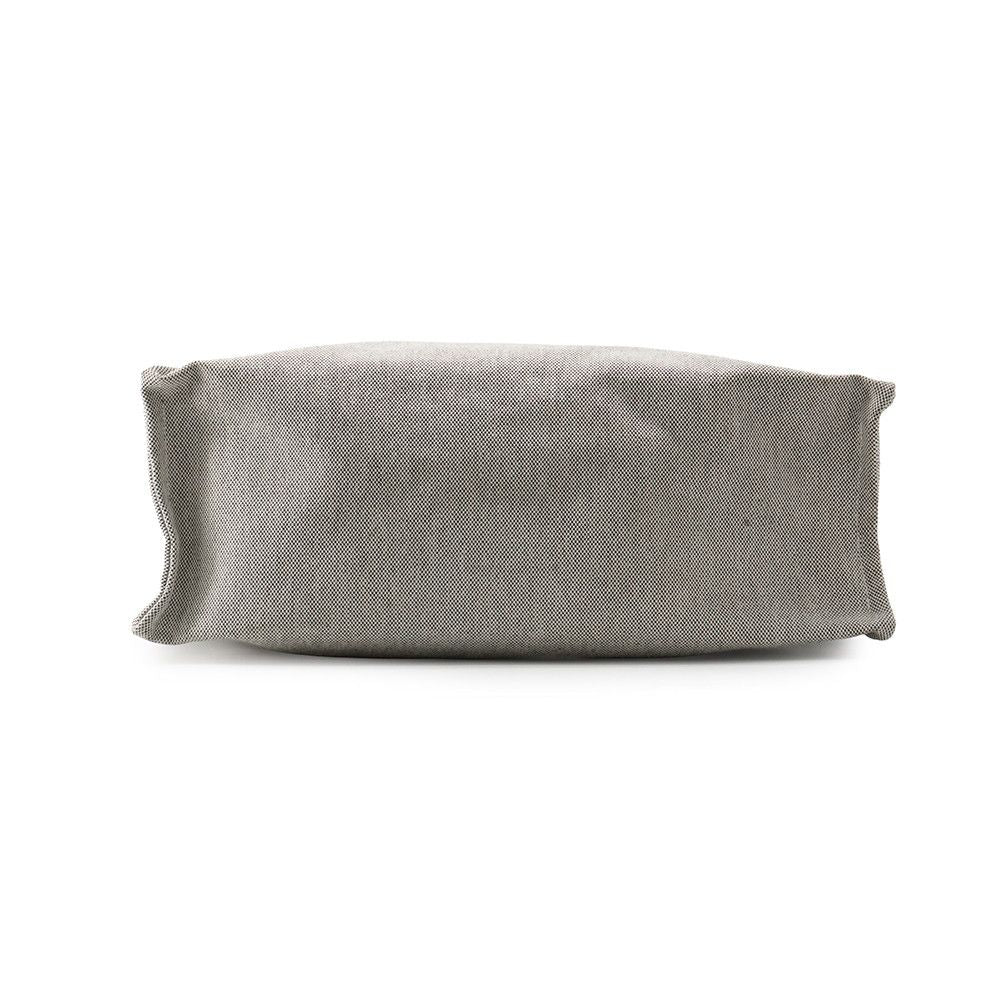 Hermes Tote Etriviere Shopping Ecru Black Silver Toile Ash Vache Hunter — view 3